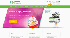 Desktop Screenshot of friendhosting.net